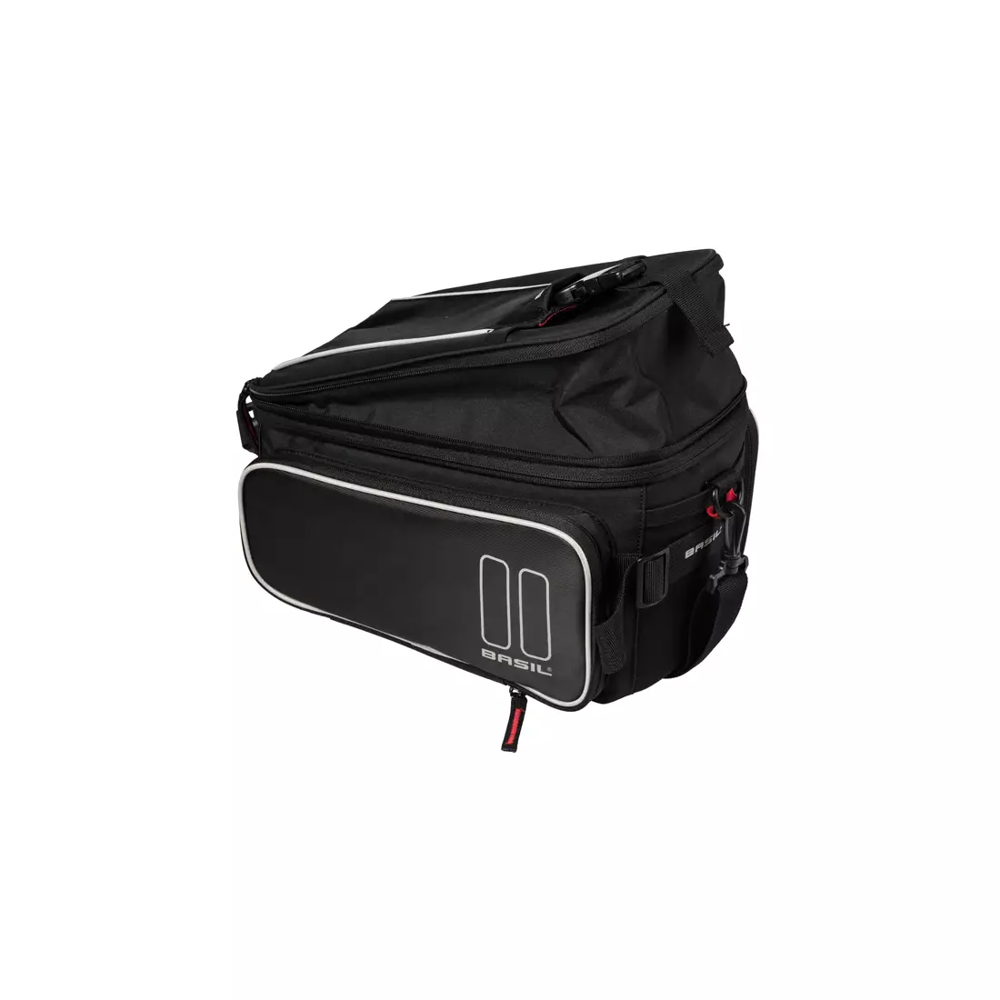 BASIL SPORT DESIGN TRUNKBAG 7-12L, Waterproof bicycle bag, black BAS-17746