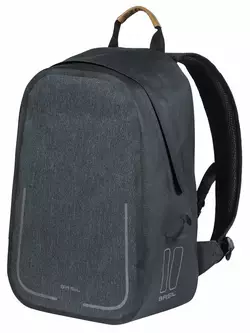 BASIL URBAN DRY BACKPACK 18L, Bicycle backpack, Hook-On System hooks, graphite BAS-17767
