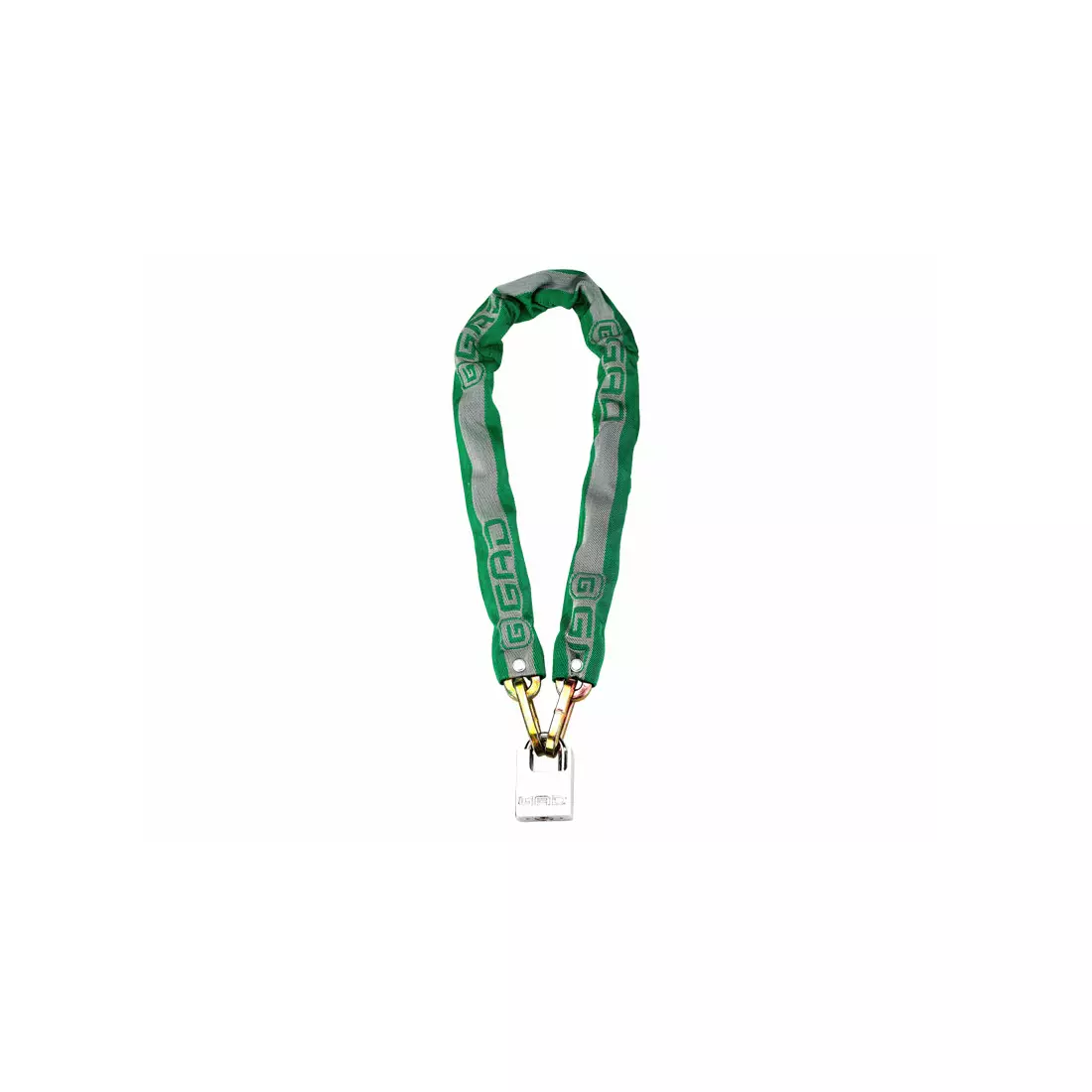 Bicycle lock GAD AMROX 6x6x900mm chain, tempered zell green GAD-GD81006-GN