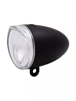 Bicyle front light SPANNINGA TRENDO XDO 10 lux/50 lumens for dynamo black SNG-H044330