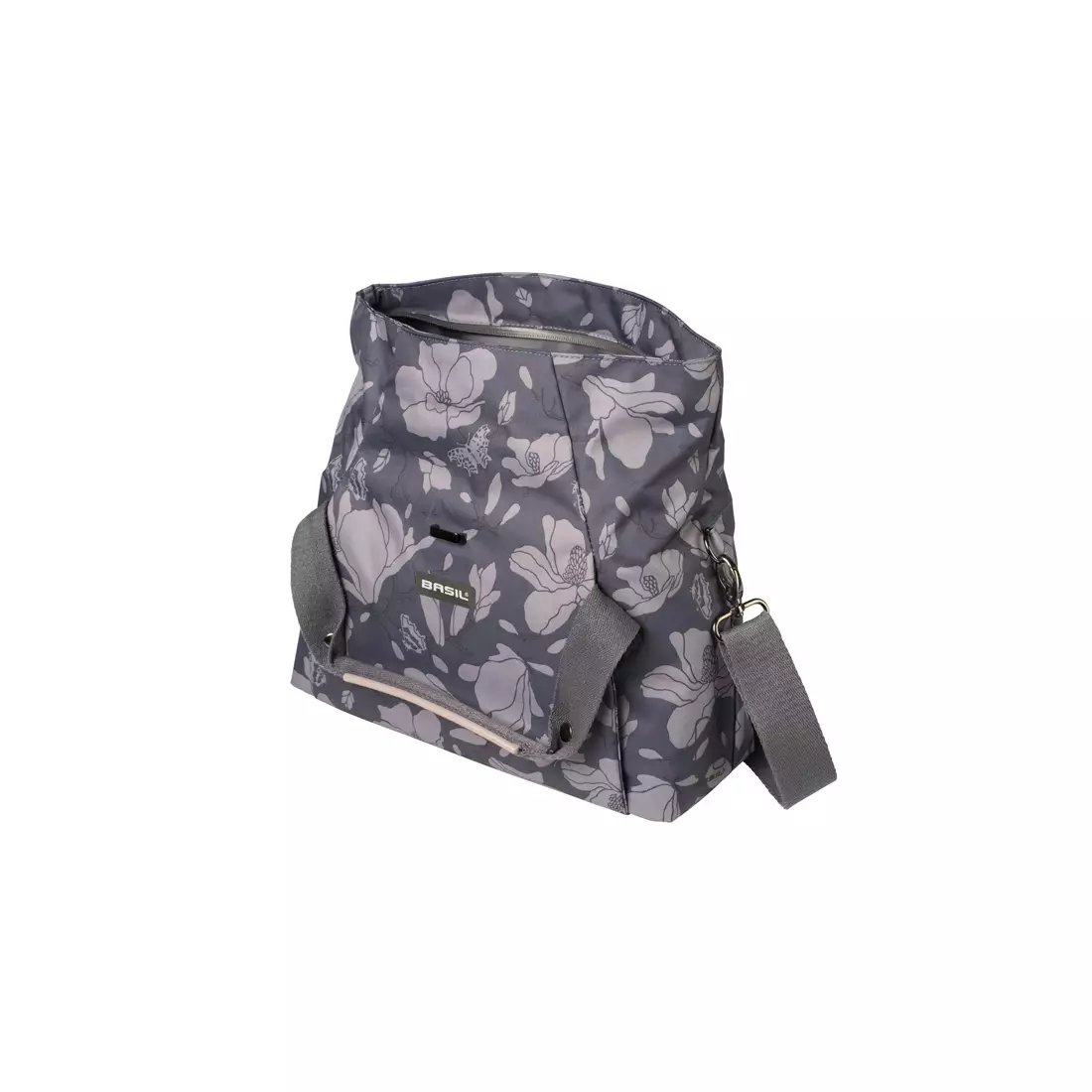 Bike bag for handlesbars BASIL MAGNOLIA CITY BAG 7L, waterproof polyester, blackberry  BAS-17682