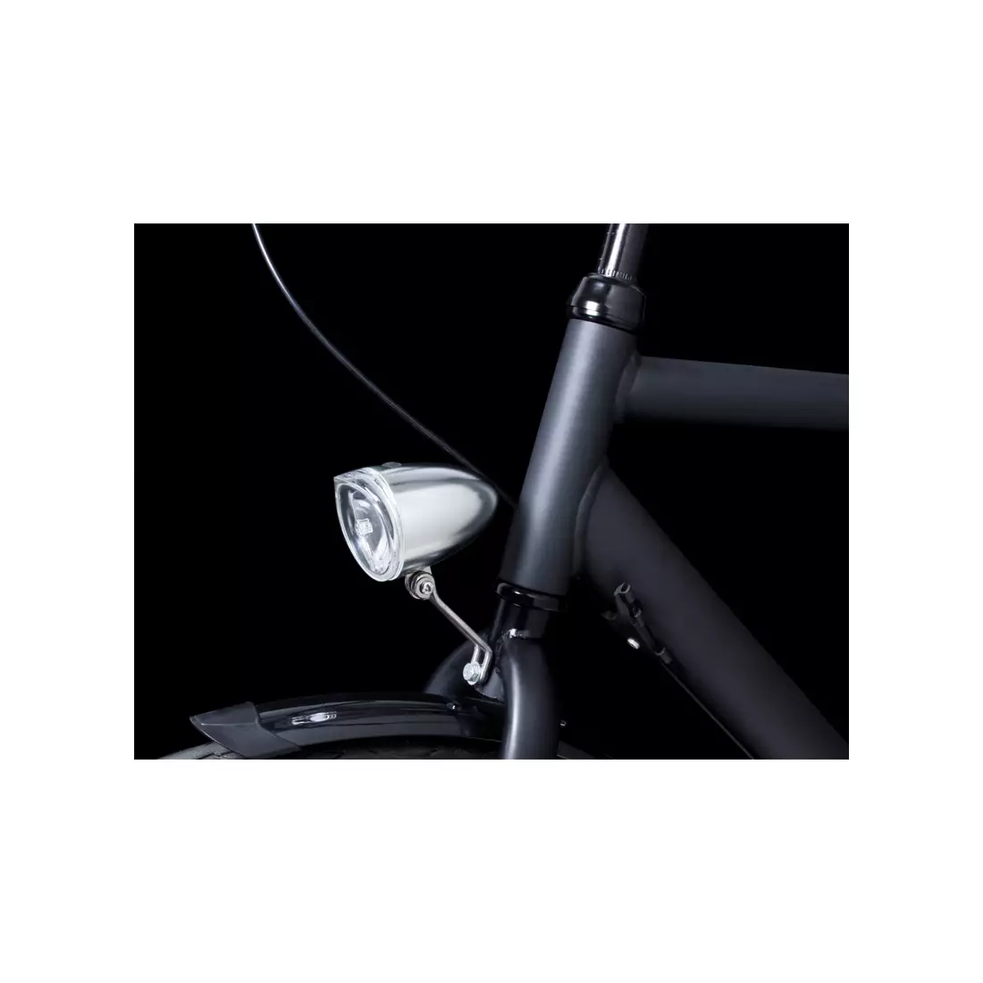 Biycle front light SPANNINGA TRENDO XB 10 lux/50 lumens + battery chrome (NEW) SNG-H044322