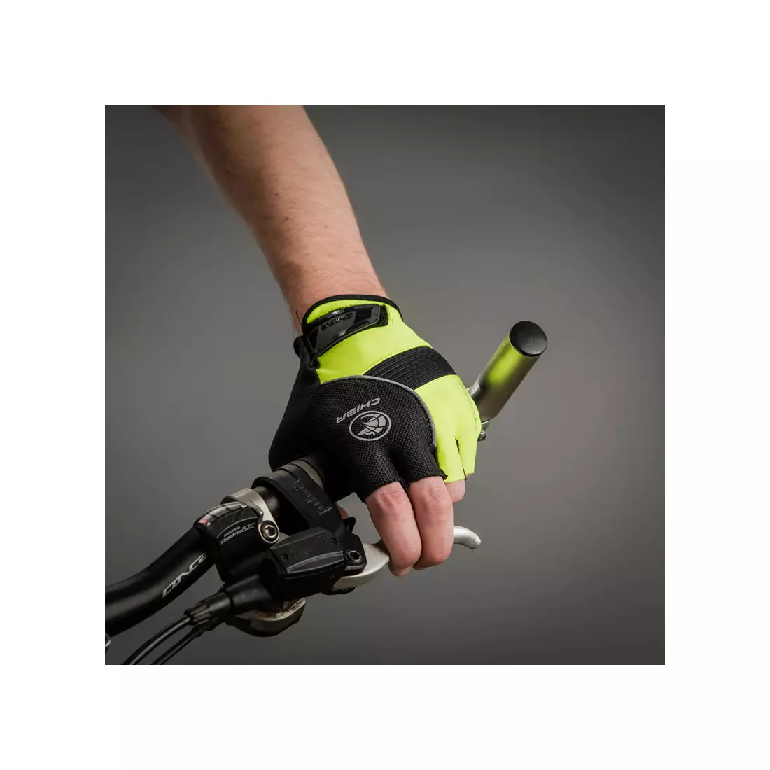CHIBA bicycle gloves bioxcell neon yellow 3060120