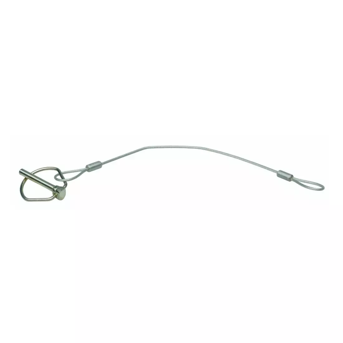 FOLLOWME safety pin with cord silver FM-152.200