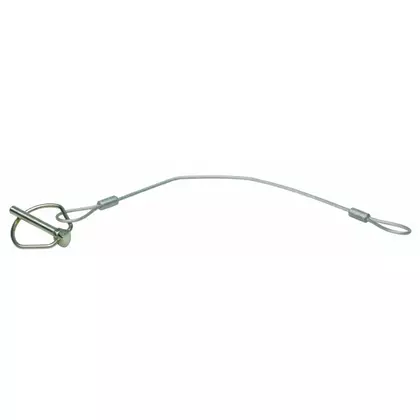 FOLLOWME safety pin with cord silver FM-152.200