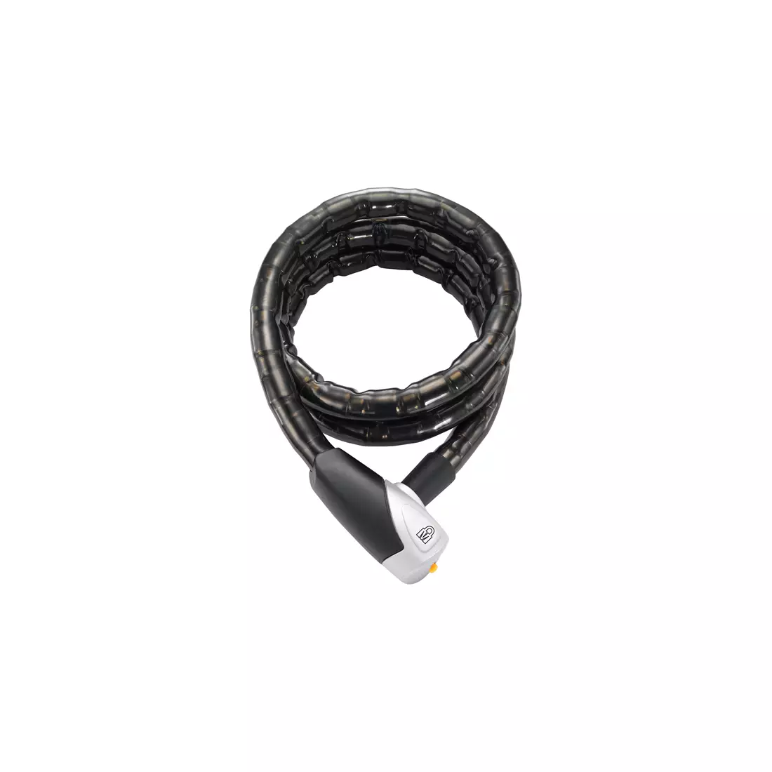 MAGNUM bicycle lock cord 180cm 5 keys with a code black MGN-3012