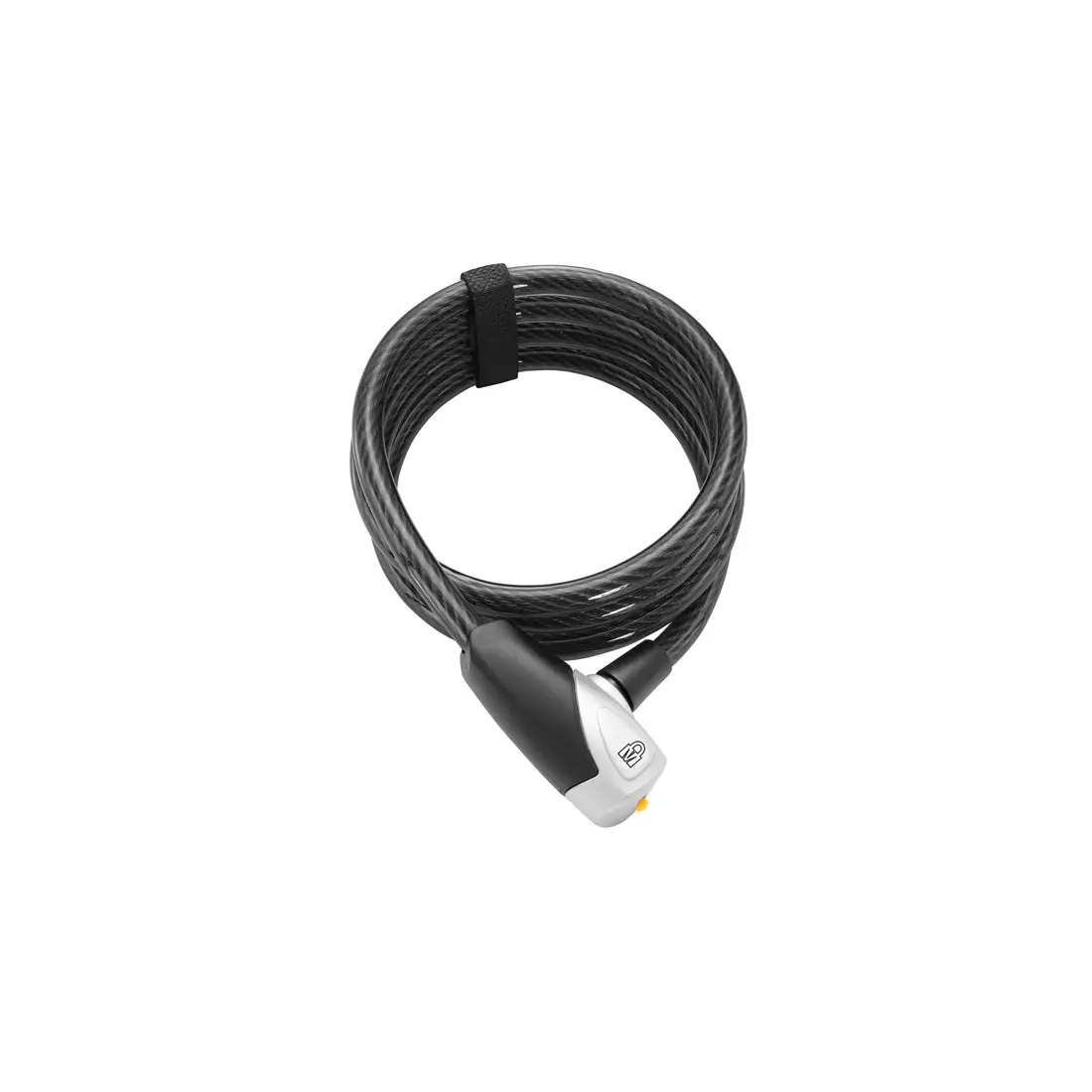 MAGNUM bicycle lock cord 180cm 5 keys with a code black MGN-3025
