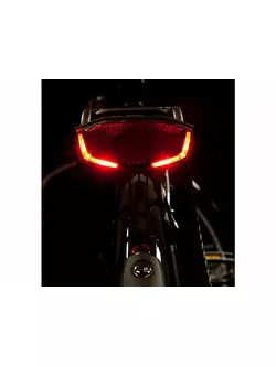 Rear light for bike rack SPANNINGA LINEO XBA + batteries SNG-H056028