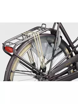 Rear light for bike rack SPANNINGA PLATEO XB + batteries SNG-125518