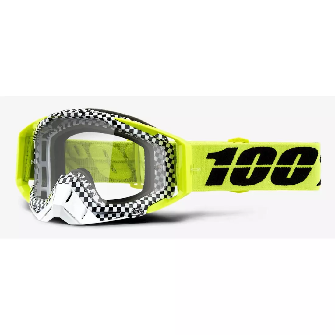 100% bicycle goggles racecraft andre (Anti-Fog silver mirror lens + Anti-Fog transparent lens + 10 breaks) STO-50110-315-02