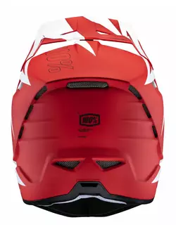 100% bicycle helmet full face aircraft composite red STO-80004-366-09