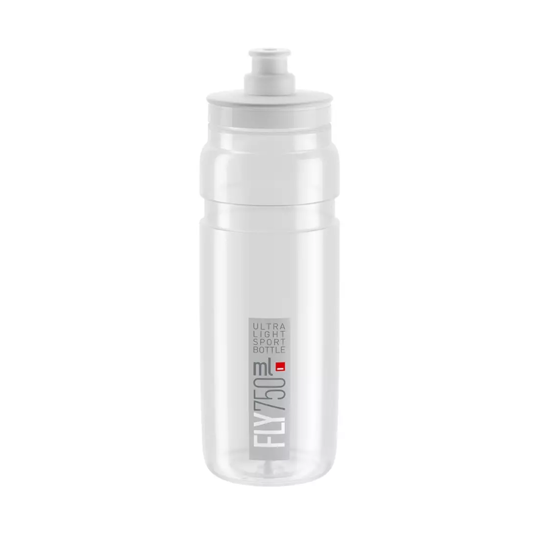 ELITE FLY Bicycle water bottle 750ml, transparent