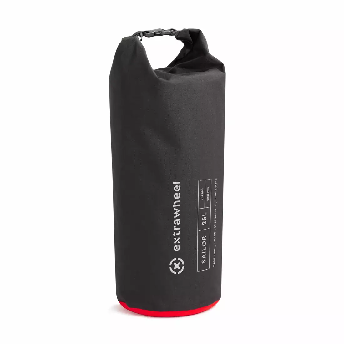 EXTRAWHEEL waterproof bag sailor 25l polyester black E0071