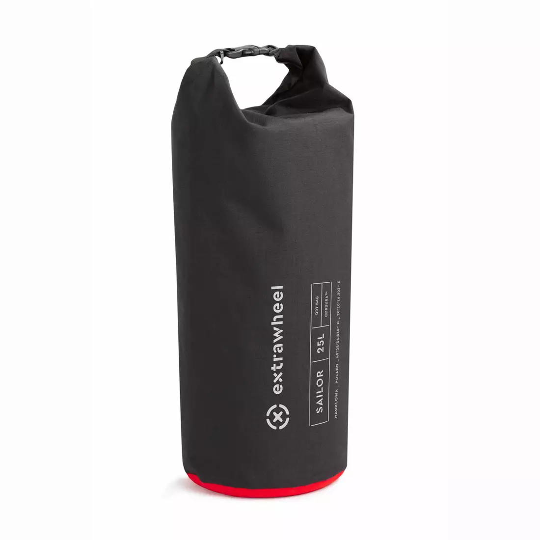 EXTRAWHEEL waterproof sailor bag 25l premium cordura black E0040