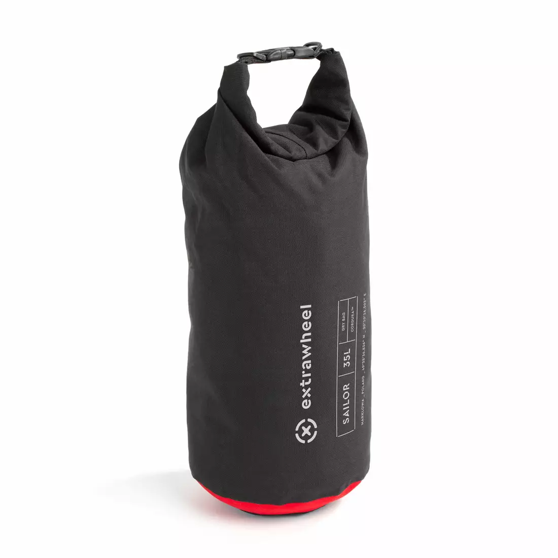 EXTRAWHEEL waterproof sailor bag 35l premium cordura black E0042
