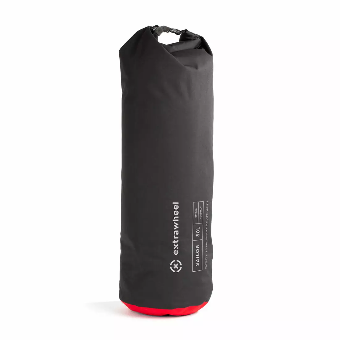 EXTRAWHEEL waterproof sailor bag 80l premium cordura black E0046