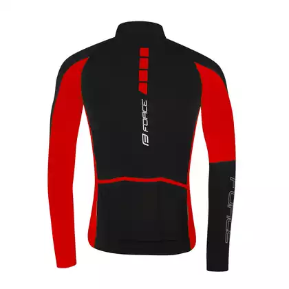 FORCE bicycle sweatshirt zoro black-red 899813-M