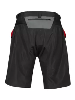 FORCE cycling shorts downhill mtb black-grey 9003255-L