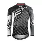 FORCE long sleeve cycling jersey downhill grey 9001492-S