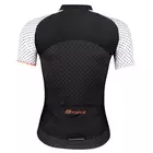FORCE women's cycling jersey point black-white 9001319 