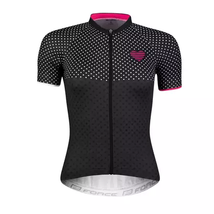 FORCE women's cycling jersey points black 9001320-S