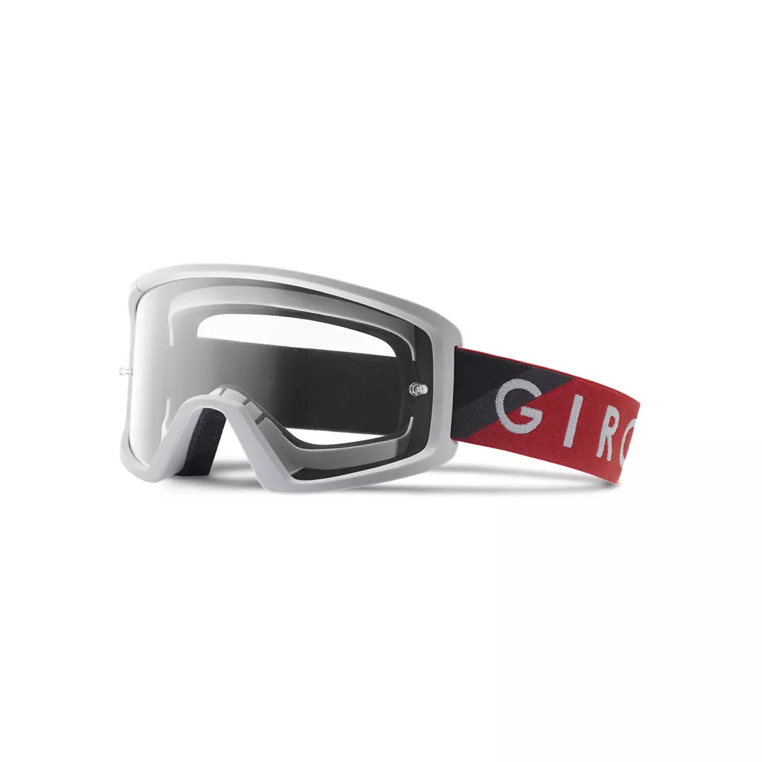 GIRO bicycle goggles blok mtb red grey (grey cobalt 10% S3 + clear 99% S0) GR-7086550