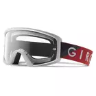 GIRO bicycle goggles blok mtb red grey (grey cobalt 10% S3 + clear 99% S0) GR-7086550