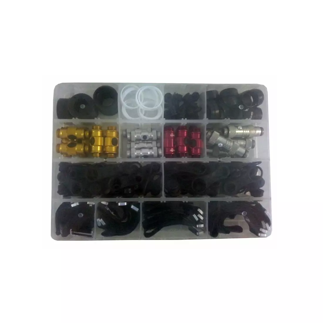 LEZYNE box with parts tackle box V4 LZN-1-RP-TBOX-V4