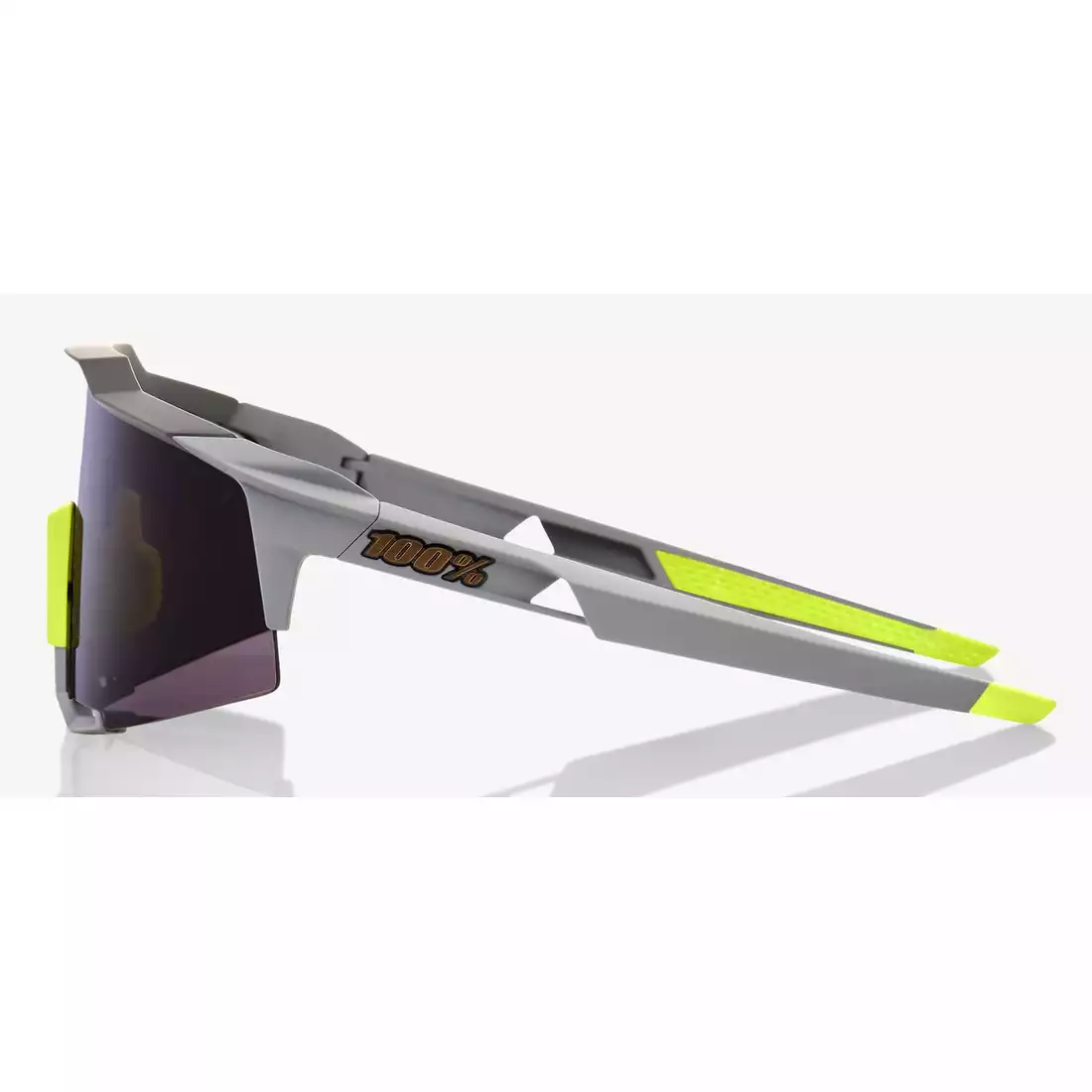 100% Speedcraft Bike Sunglasses Glasses Soft Tact Midnight Mauve Purple Lens 