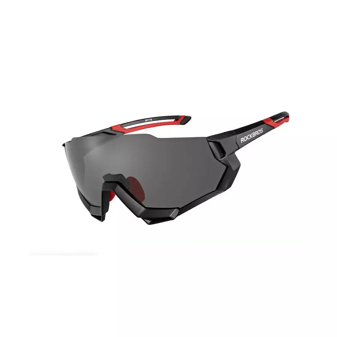 Rockbros 10131 bicycle/sports glasses with polarized 5 interchangeable lenses black