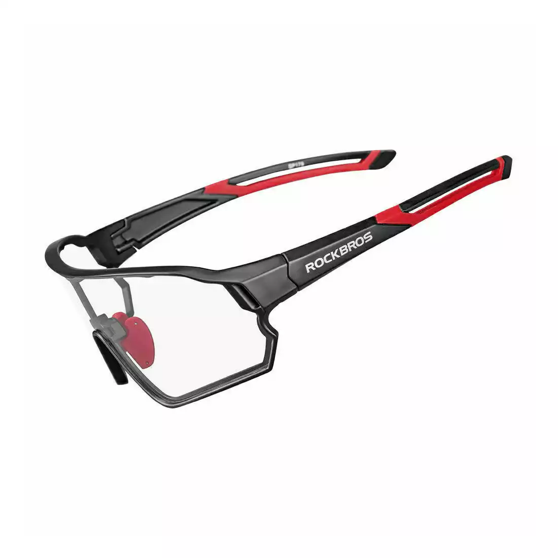 ROCKBROS Polarized Bicycle Full Frame Cycling Sport Glasses Black Red Goggles 