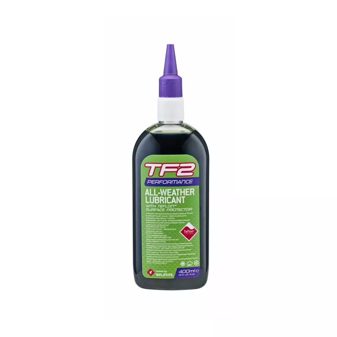 WELDTITE chain oil tf2 performance teflon all weather (dry and wet conditions) 400ml WLD-03074