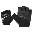 ZIENER CACI Women's cycling gloves, black melange