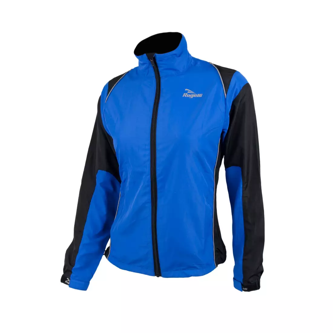 ROGELLI RUN ELVI - ultralight women's rain jacket, blue-black