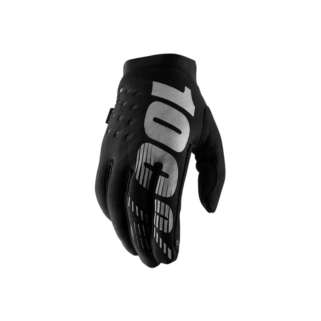 100% bicycle gloves brisker cold heather black STO-10016-057-12