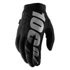 100% bicycle gloves brisker cold heather black STO-10016-057-12