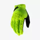 100% bicycle gloves geomatic fluo yellow STO-10022-004-12