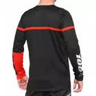 100% long sleeve men's shirt r-core red black STO-41104-013-10
