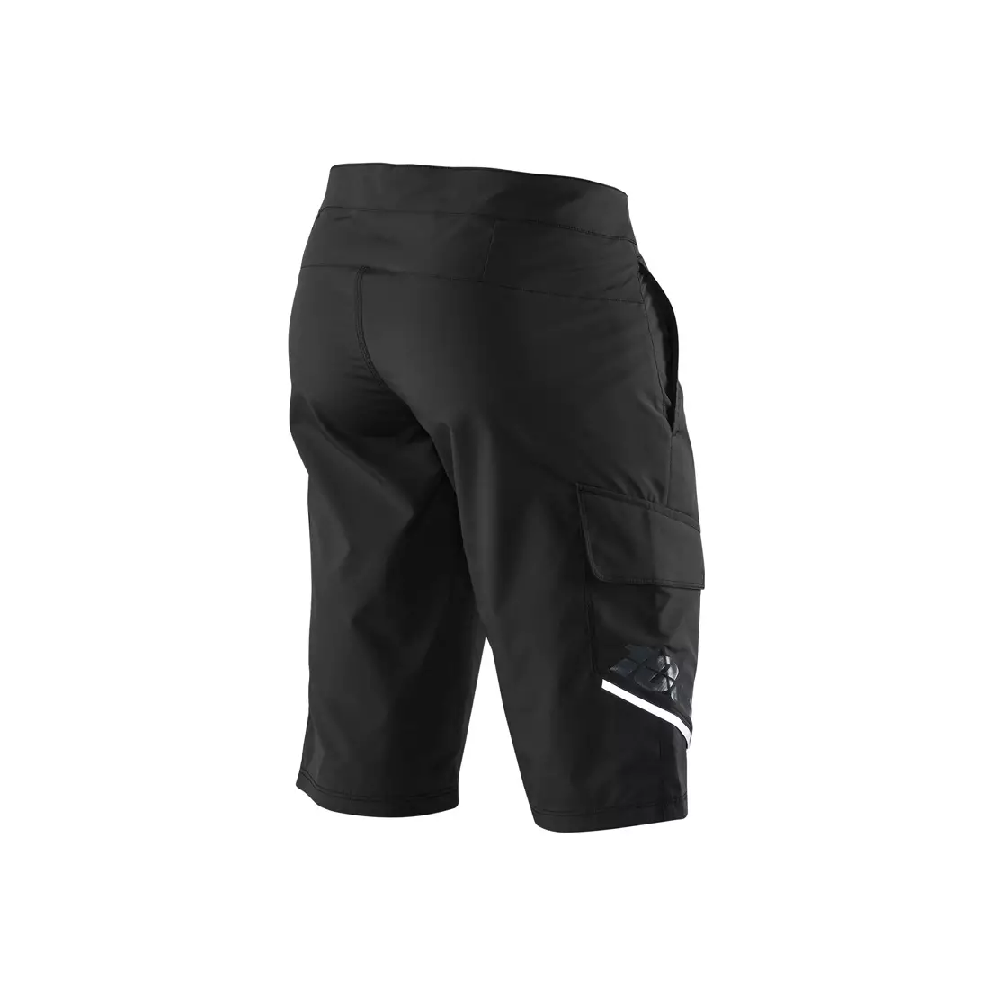 100% men's cycling shorts ridecamp black STO-42401-001-28