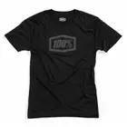 100% short sleeve men's shirt essential tech black grey STO-35004-057-10