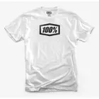 100% short sleeve men's shirt essential white STO-32016-100-10