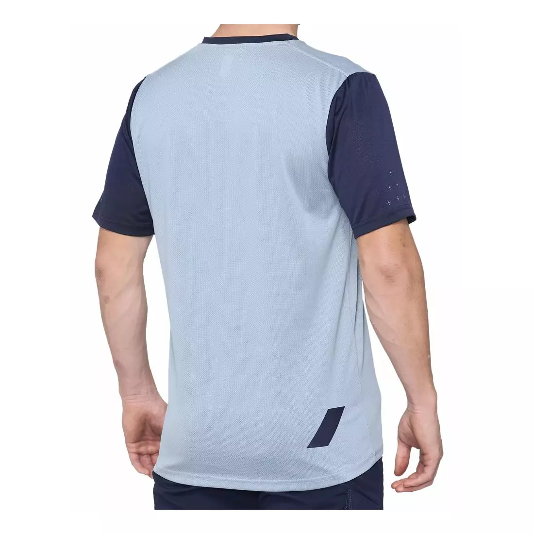 100% short sleeve men's shirt ridecamp light slate navy STO-41401-249-10