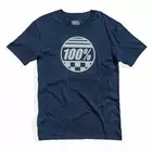 100% short sleeve men's shirt sector slate blue STO-32108-182-13