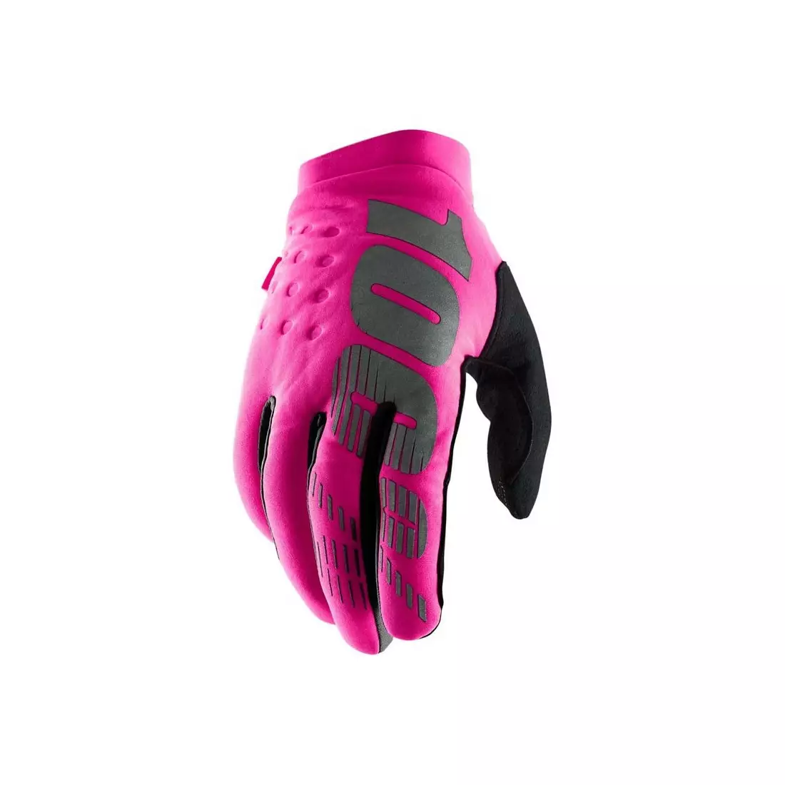 100% women's cycling gloves brisker cold weather, pink  STO-11016-263-10
