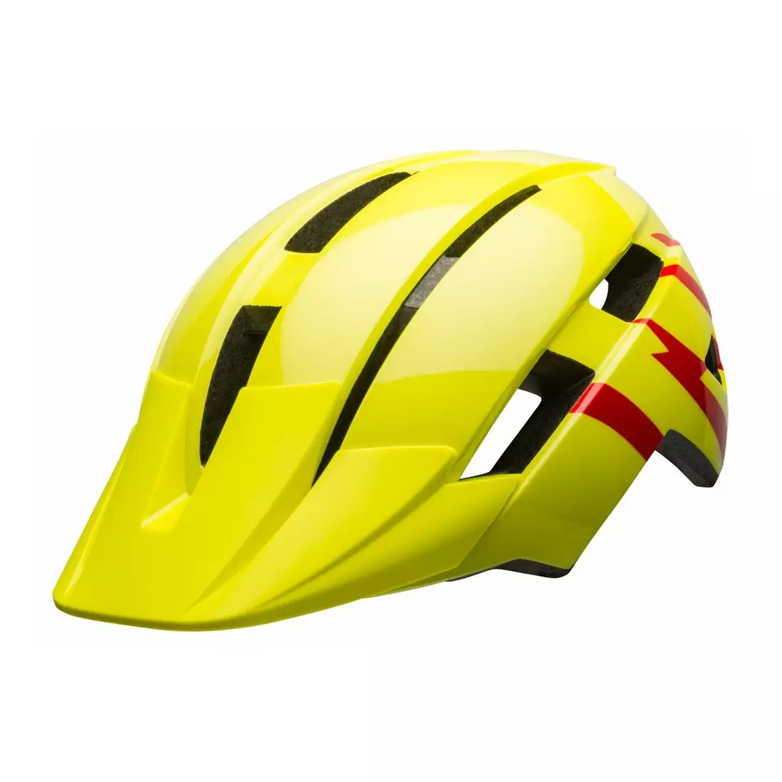 BELL children's bicycle helmet sidetrack II strike gloss hi-viz red BEL-7116442