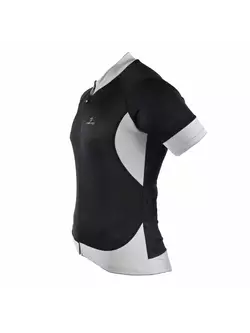 DEKO BURAQ men's cycling short sleeve jersey black / white