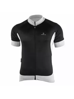 DEKO BURAQ men's cycling short sleeve jersey black / white