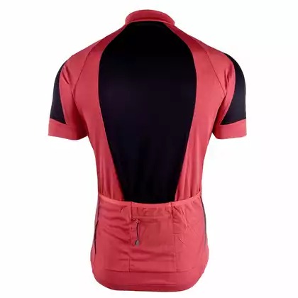 DEKO WHITE man's cycling short sleeve jersey red-black