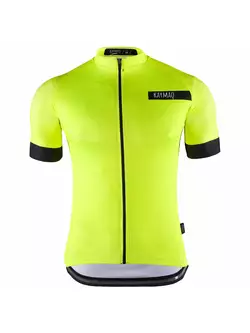 KAYMAQ BMK001 men's cycling jersey 01.165  fluor yellow
