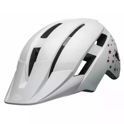 BELL children's bicycle helmet sidetrack II stars gloss white BEL-7116462